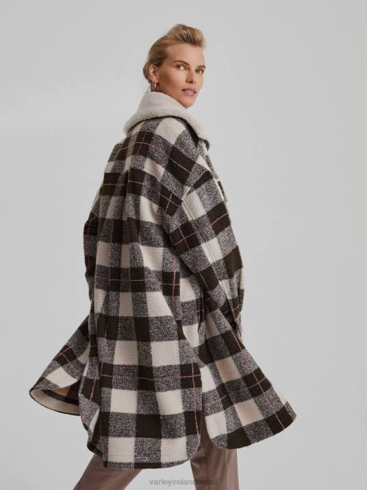 Apparel Wren Macro Check Women Varley Harlow Coat 00FX420
