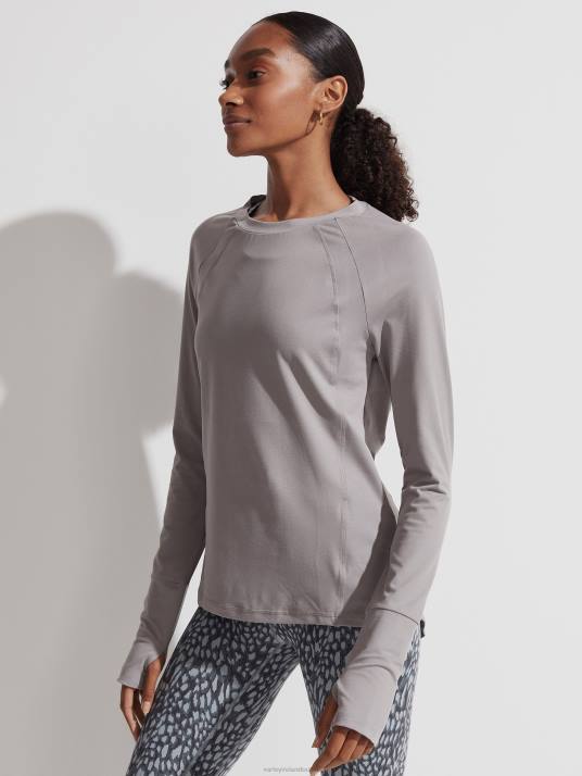 Apparel Gray Flannel Women Varley Bradford Active Top 00FX243
