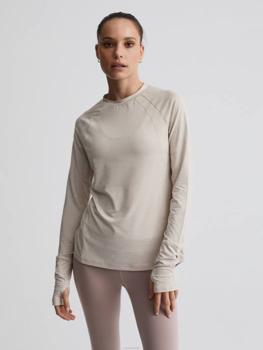 Apparel Silver Grey Marl Women Varley Bradford Active Top 00FX245