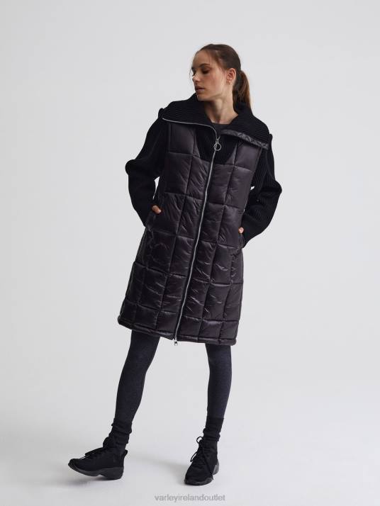 Apparel Black Women Varley Mayten Knit Puffer Jacket 00FX450