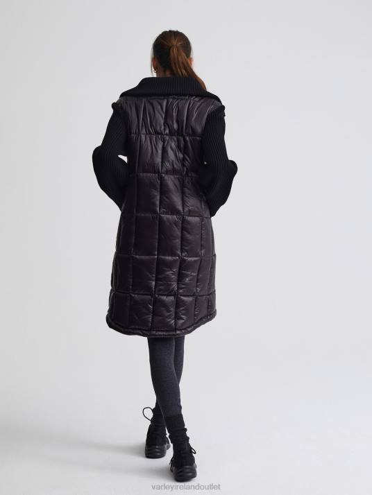 Apparel Black Women Varley Mayten Knit Puffer Jacket 00FX450