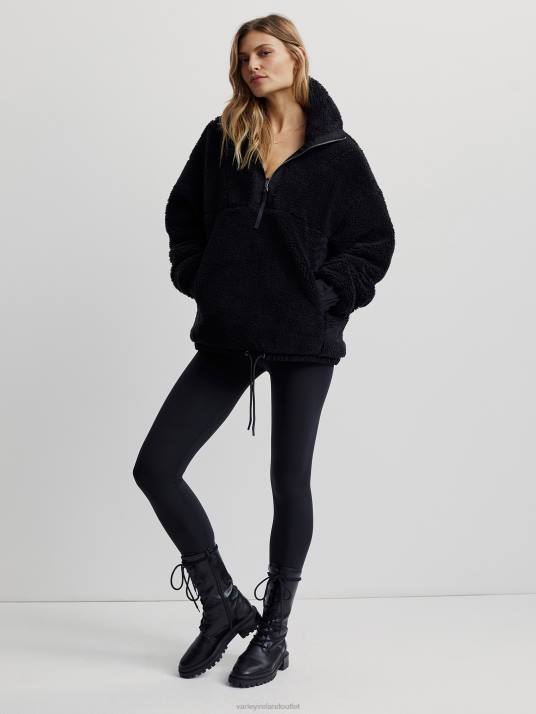 Apparel Black Women Varley Appleton Half-Zip Pullover 00FX473