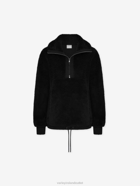 Apparel Black Women Varley Appleton Half-Zip Pullover 00FX473