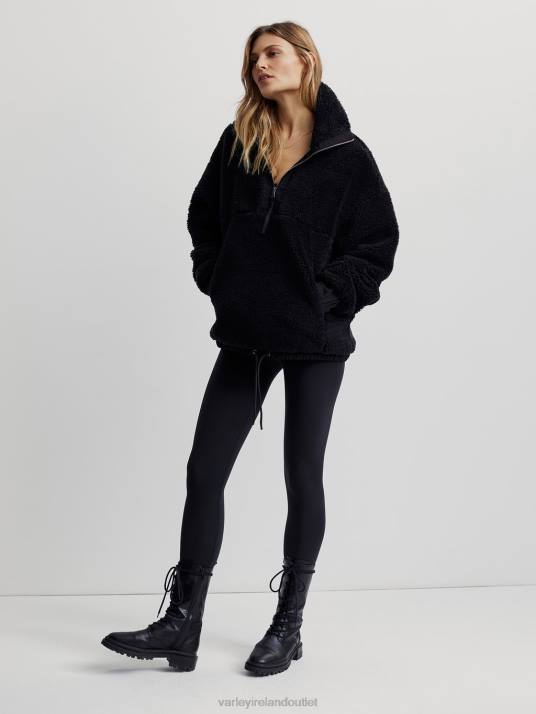 Apparel Black Women Varley Appleton Half-Zip Pullover 00FX473