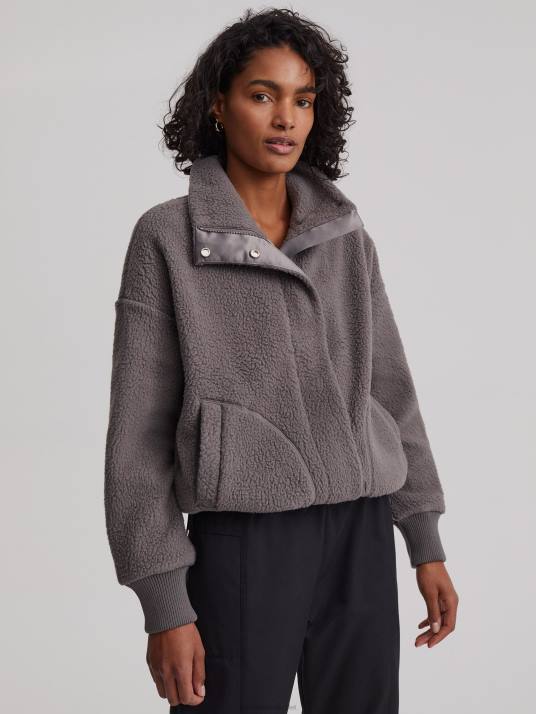 Apparel Deep Charcoal Women Varley Mayland Fleece Jacket 00FX436