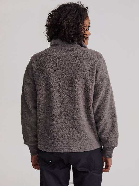Apparel Deep Charcoal Women Varley Mayland Fleece Jacket 00FX436
