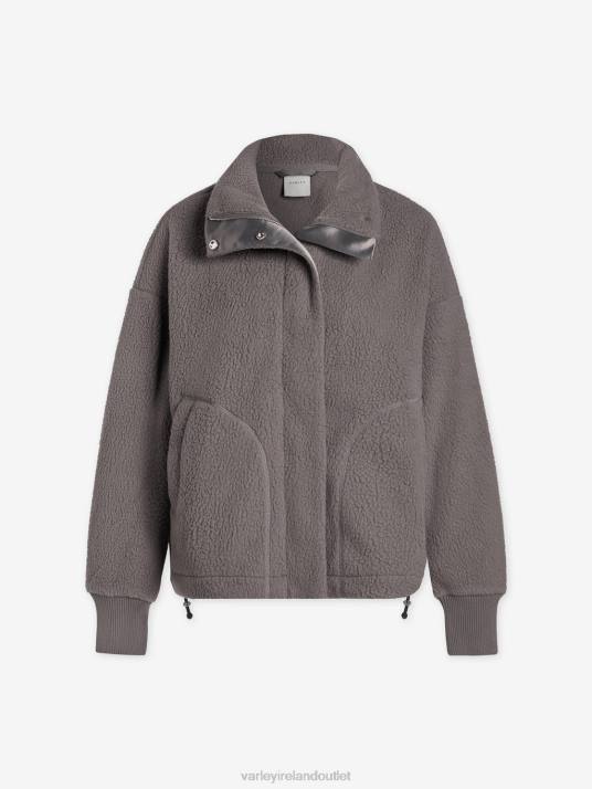 Apparel Deep Charcoal Women Varley Mayland Fleece Jacket 00FX436