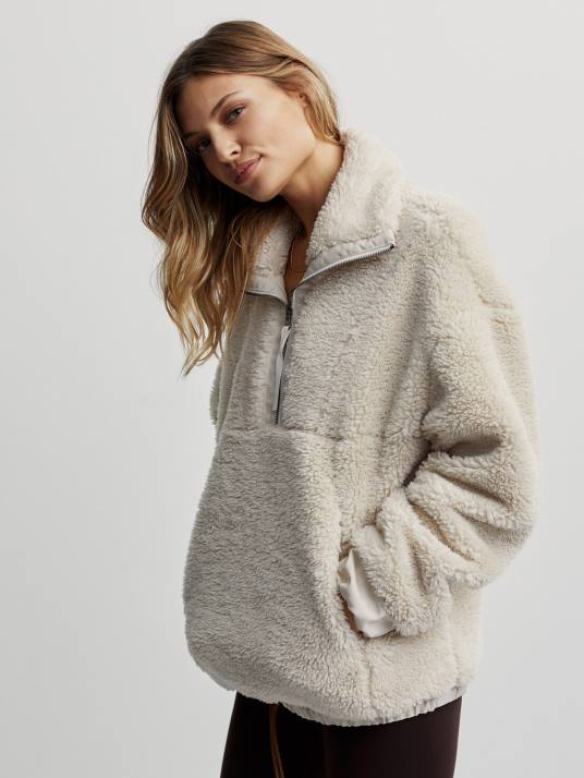 Apparel Eggnog Women Varley Appleton Half-Zip Pullover 00FX472