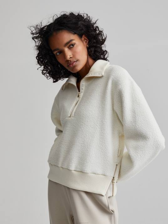 Apparel Egret Women Varley Roselle Half-Zip Fleece 00FX235