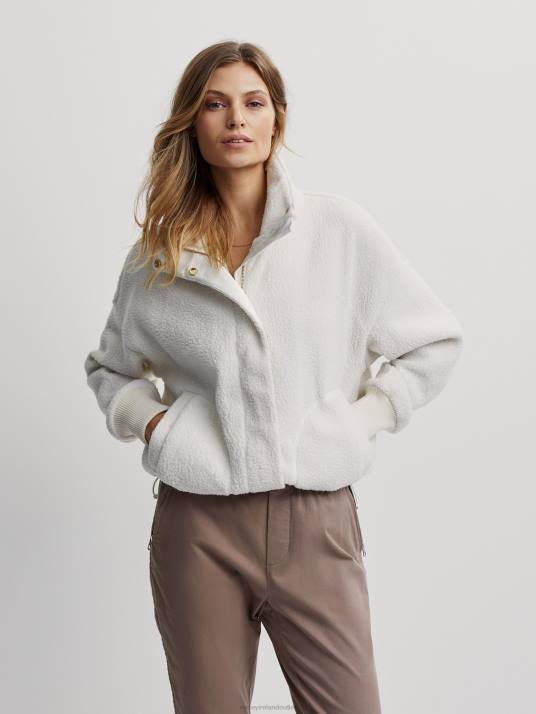 Apparel Whisper White Women Varley Mayland Fleece Jacket 00FX437