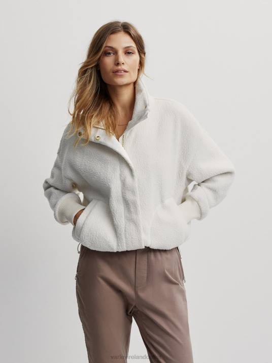 Apparel Whisper White Women Varley Mayland Fleece Jacket 00FX437