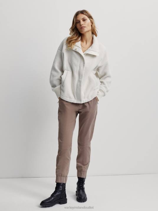 Apparel Whisper White Women Varley Mayland Fleece Jacket 00FX437
