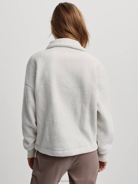Apparel Whisper White Women Varley Mayland Fleece Jacket 00FX437