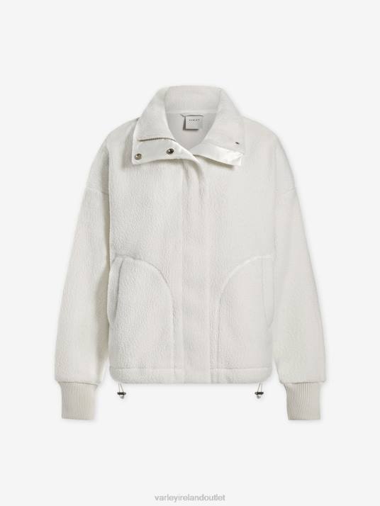 Apparel Whisper White Women Varley Mayland Fleece Jacket 00FX437