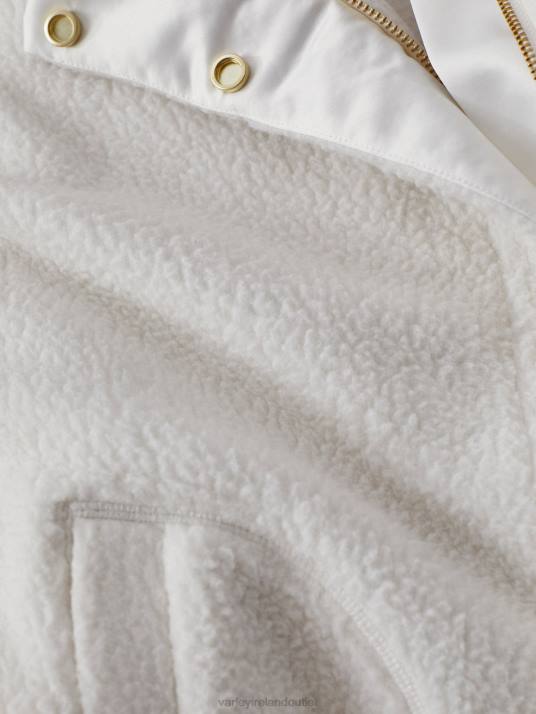 Apparel Whisper White Women Varley Mayland Fleece Jacket 00FX437