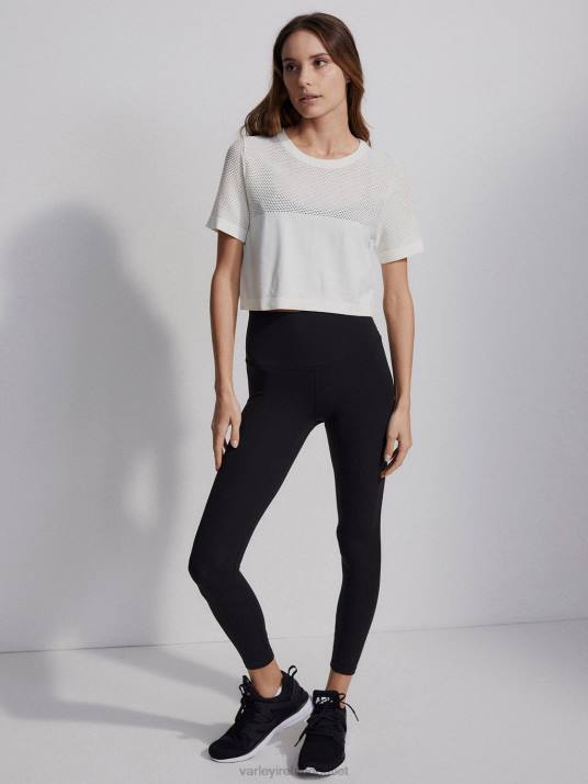 Apparel Egret Women Varley Paden Cropped Tee 00FX252