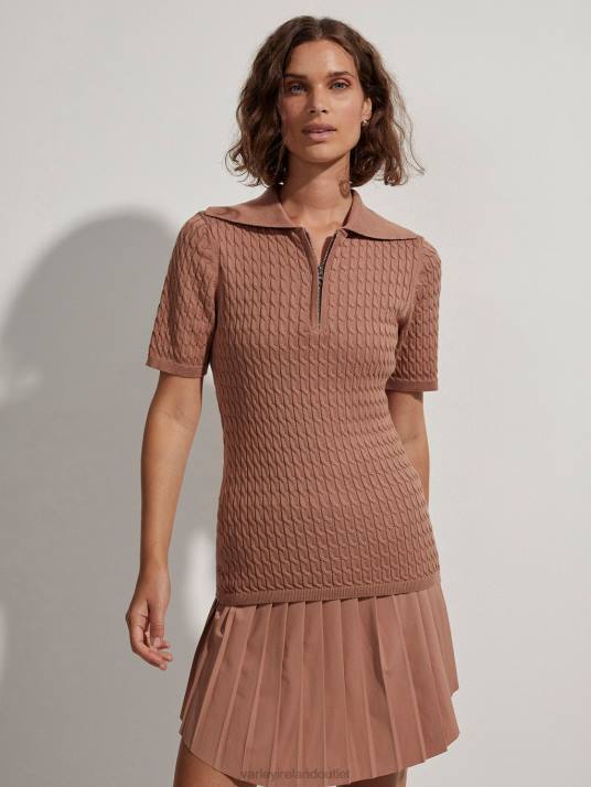 Apparel Mocha Mousse Women Varley Lillian Off Court Polo 00FX142
