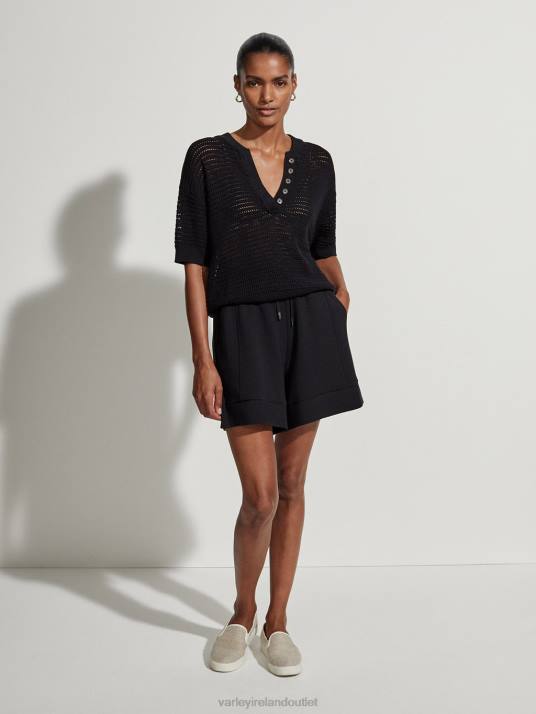 Apparel Black Women Varley Callie Knit Top 00FX82