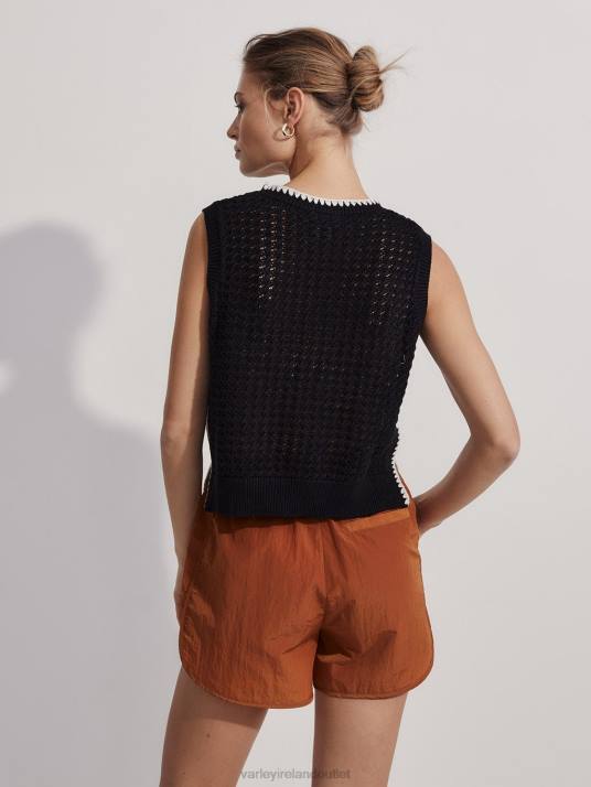 Apparel Black Women Varley Delaney Knit Vest 00FX4