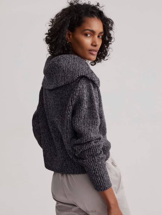 Apparel Black Women Varley Elise Half-Zip Pullover 00FX198