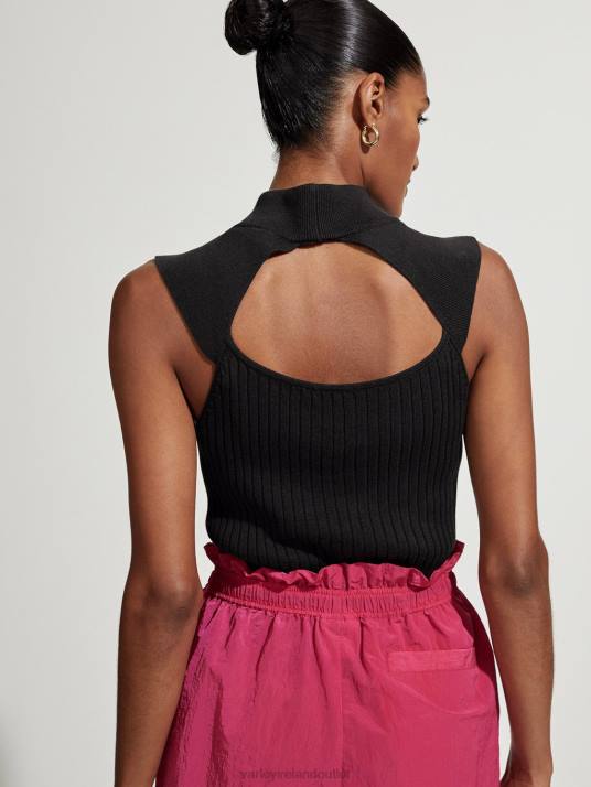 Apparel Black Women Varley Fowler Fitted Knit Tank 00FX71