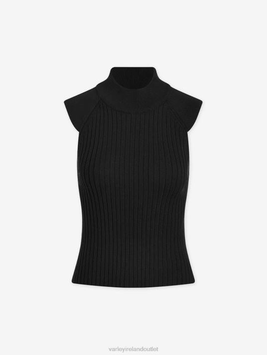 Apparel Black Women Varley Fowler Fitted Knit Tank 00FX71