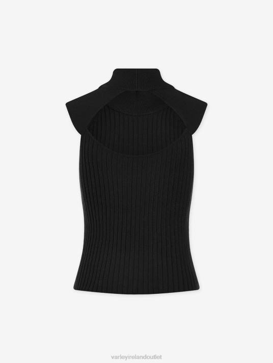 Apparel Black Women Varley Fowler Fitted Knit Tank 00FX71