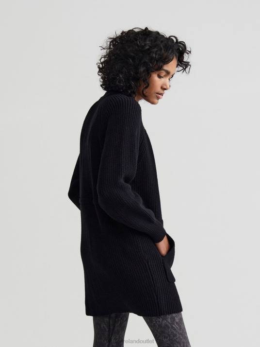 Apparel Black Women Varley Maybelle Knit Jacket 00FX207