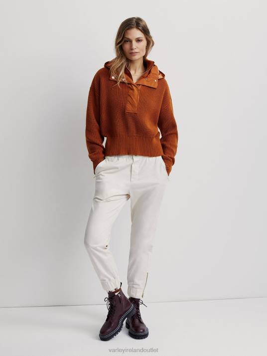 Apparel Caramel Cafe Mix Women Varley Carter Half-Zip Pullover 00FX199