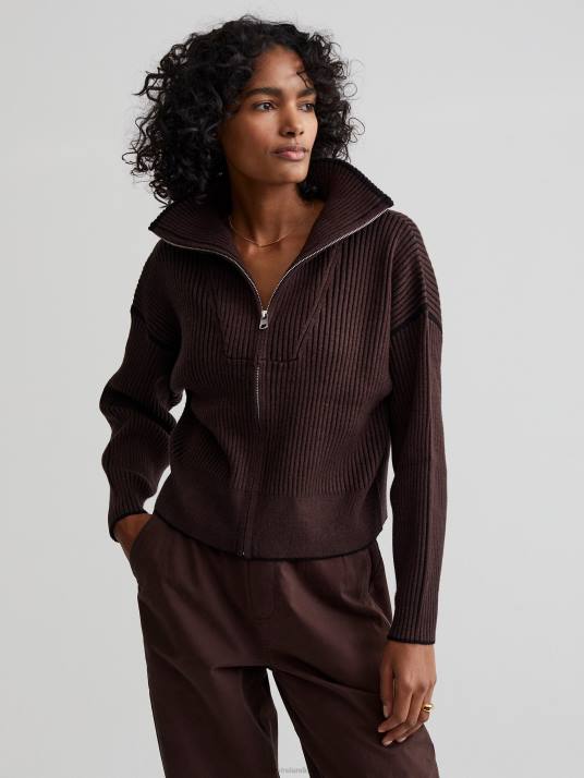 Apparel Coffee Bean Women Varley Carmen Knit Jacket 00FX179