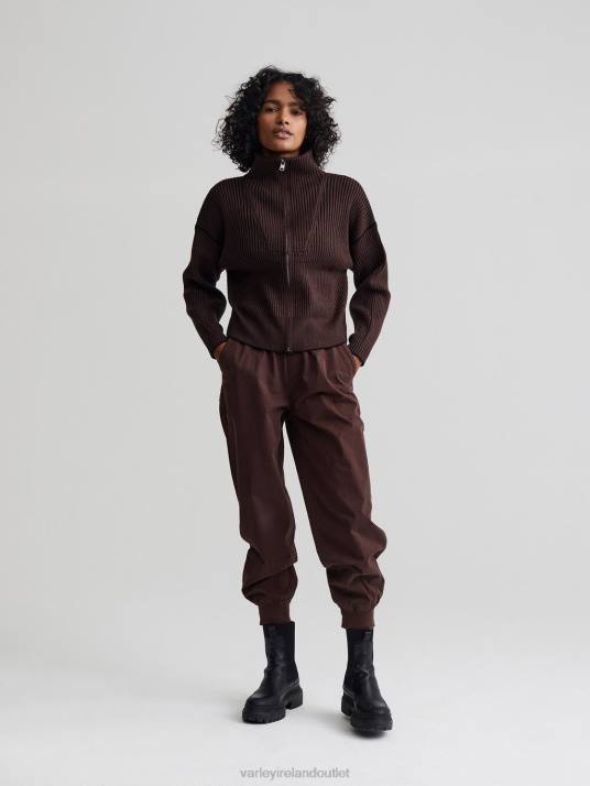 Apparel Coffee Bean Women Varley Carmen Knit Jacket 00FX179