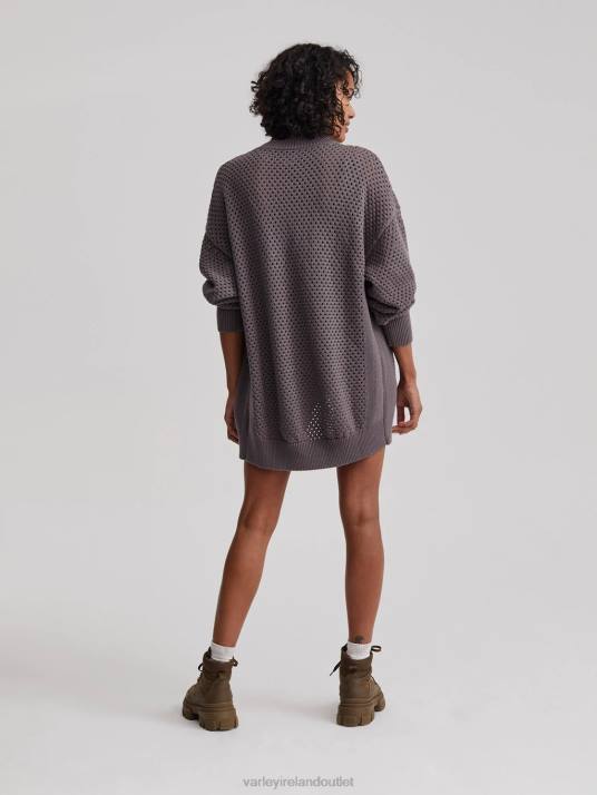 Apparel Deep Charcoal Women Varley Cassady Knit Jacket 00FX155
