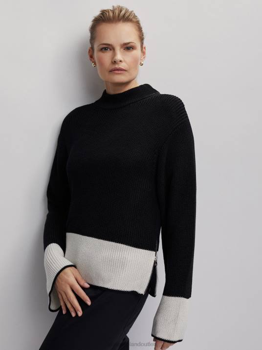 Apparel Metallic Black Women Varley Panama Knit 00FX181