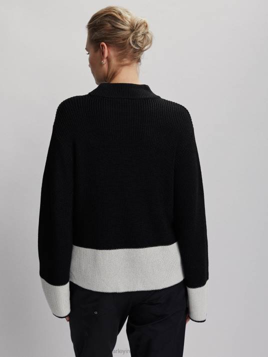 Apparel Metallic Black Women Varley Panama Knit 00FX181