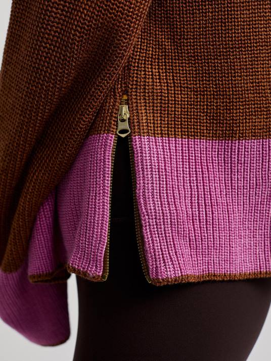 Apparel Metallic Caramel Cafe Women Varley Panama Knit 00FX182