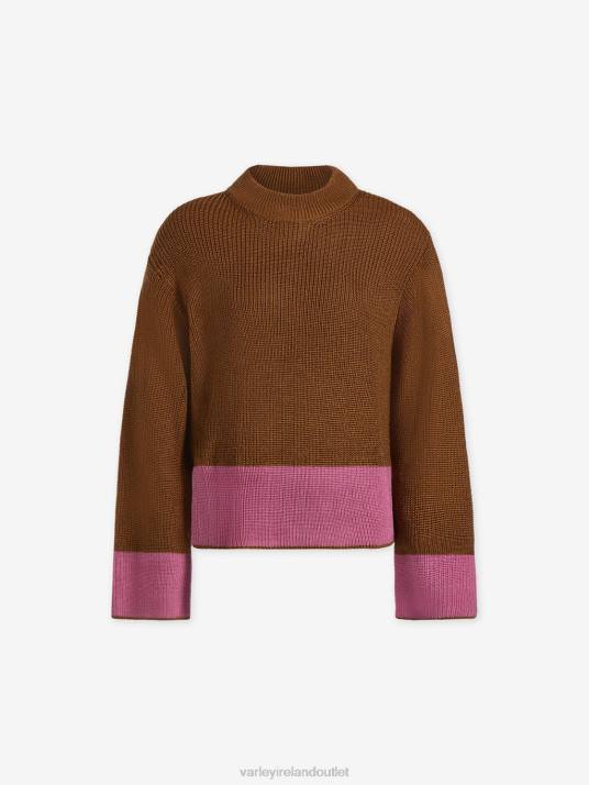 Apparel Metallic Caramel Cafe Women Varley Panama Knit 00FX182