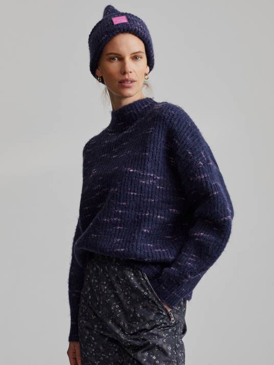 Apparel Navy/Super Pink Women Varley Albion Knit 00FX183