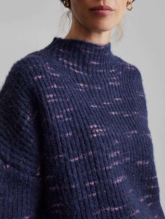 Apparel Navy/Super Pink Women Varley Albion Knit 00FX183