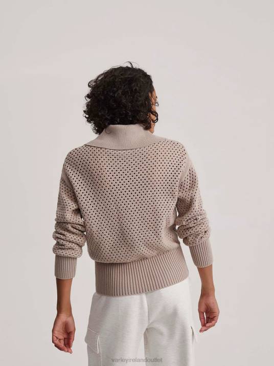 Apparel Taupe Clay Women Varley Lily Knit Polo 00FX152
