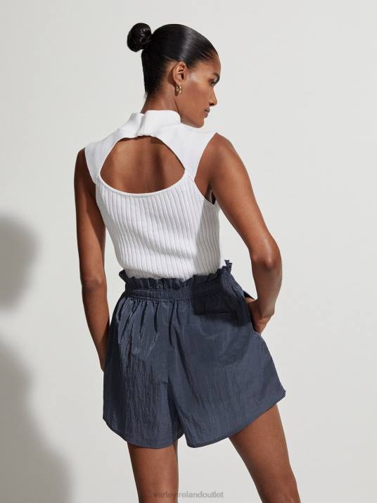 Apparel White Women Varley Fowler Fitted Knit Tank 00FX73