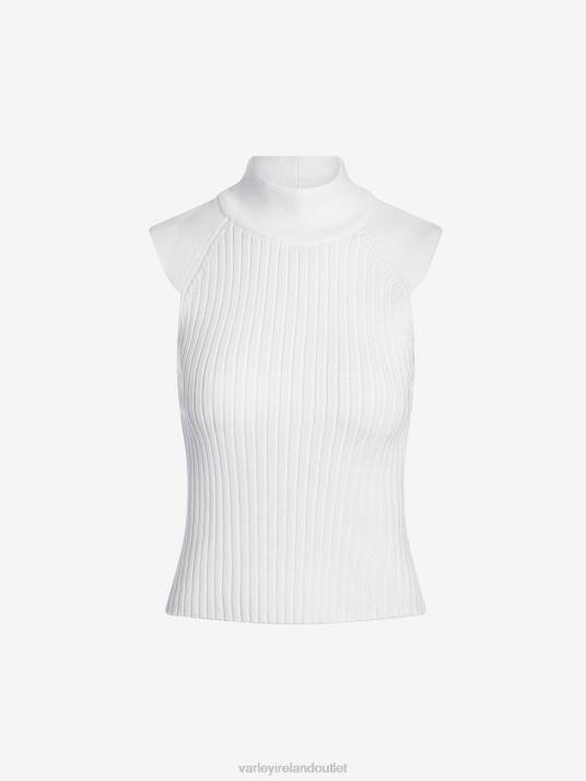 Apparel White Women Varley Fowler Fitted Knit Tank 00FX73