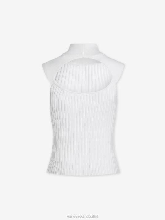 Apparel White Women Varley Fowler Fitted Knit Tank 00FX73