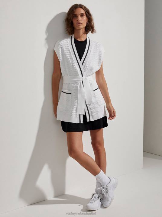 Apparel White Women Varley Natoma Longline Cardigan 00FX143