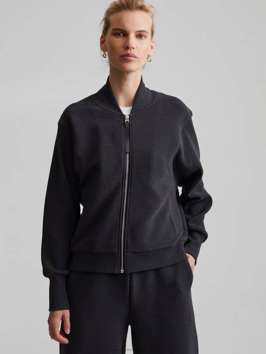 Apparel Black Women Varley Alia Zip-Through Sweat 00FX157