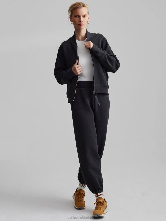 Apparel Black Women Varley Alia Zip-Through Sweat 00FX157