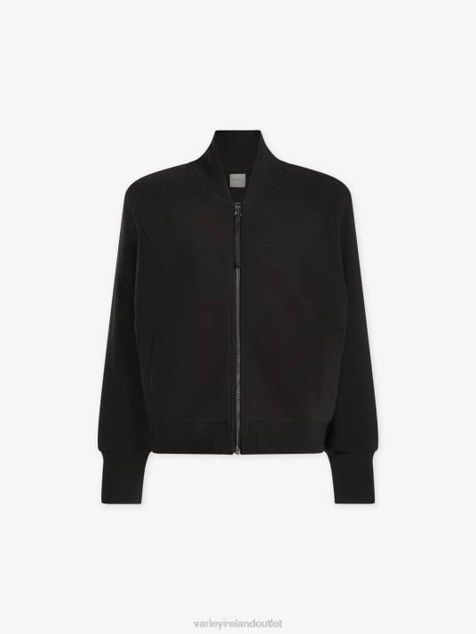 Apparel Black Women Varley Alia Zip-Through Sweat 00FX157