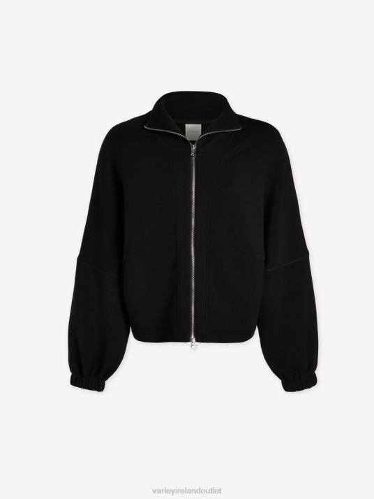 Apparel Black Women Varley Ashbury Zip-Through Sweat 00FX37