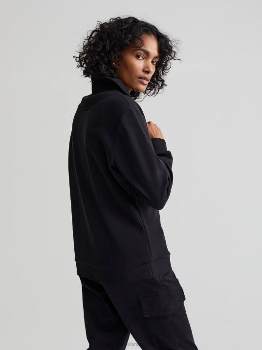 Apparel Black Women Varley Clearwood Half-Zip Pullover 00FX229
