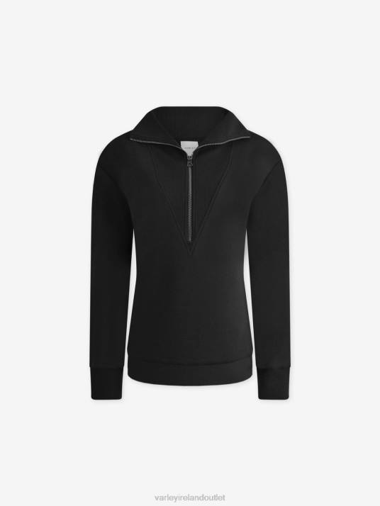 Apparel Black Women Varley Clearwood Half-Zip Pullover 00FX229