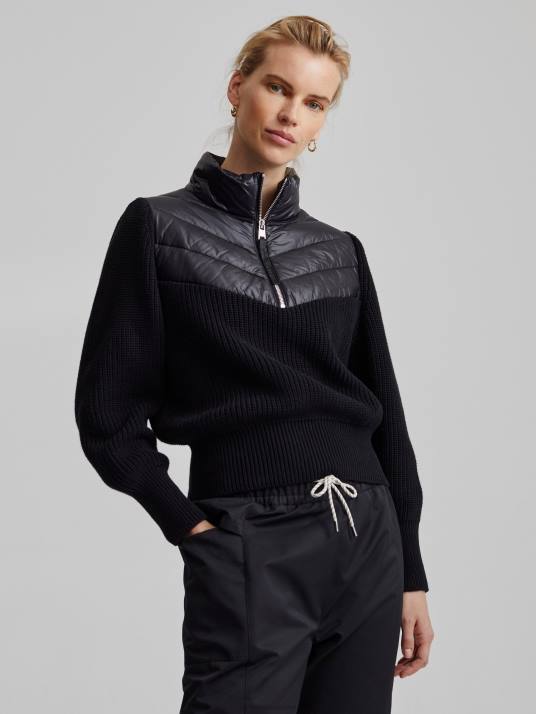 Apparel Black Women Varley Daines Half-Zip Pullover 00FX421